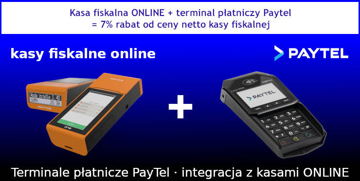 Integracja terminali PayTel z kasami fiskalnymi ONLINE